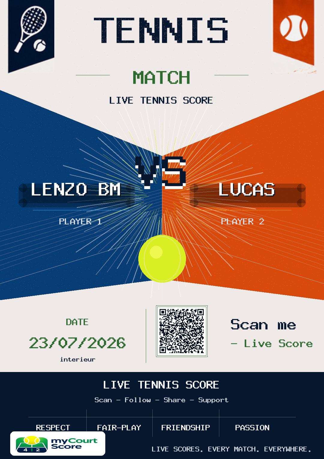 Match poster