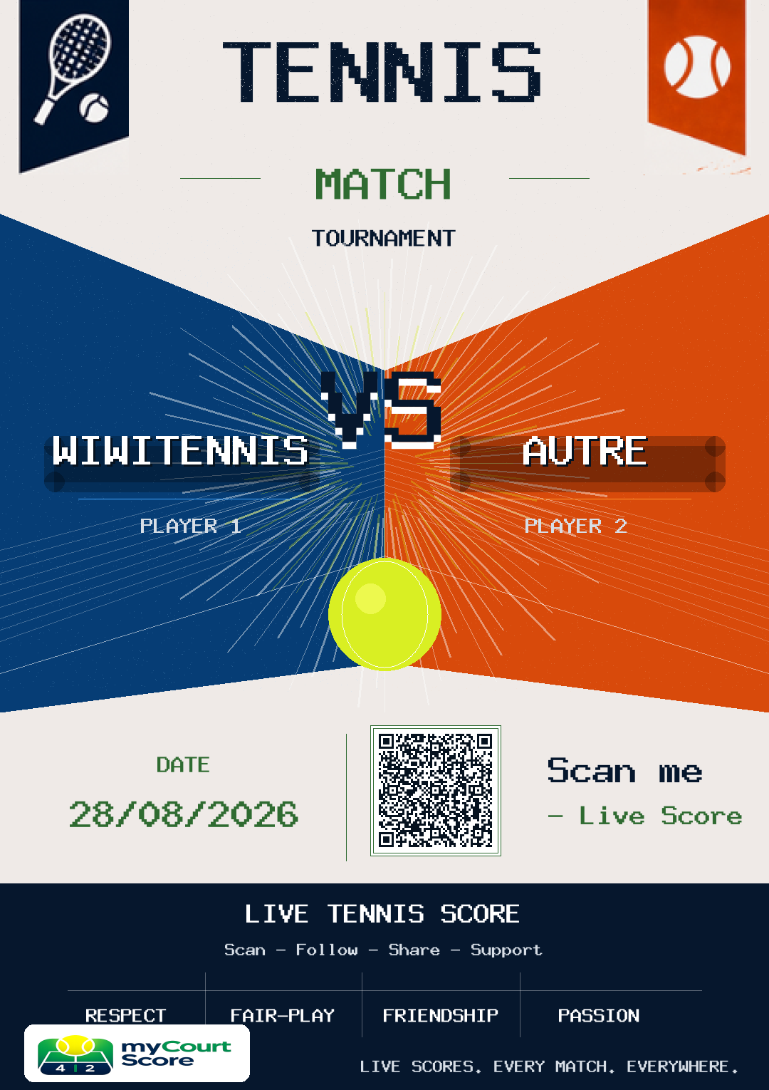 Match-Plakat